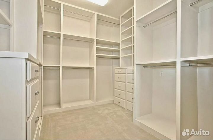 Гардеробные на заказ от производителя