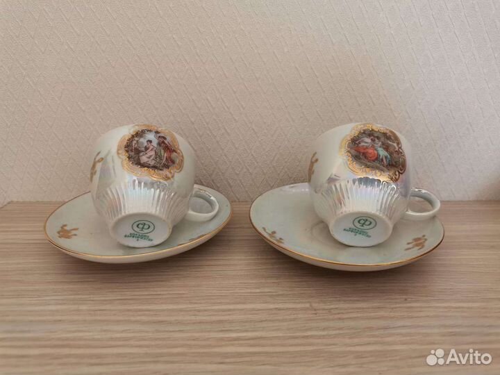 Старинный кофейный набор.Мадонна гдр