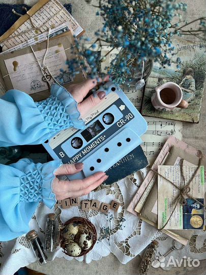 Блокнот ручной работы аудикассета