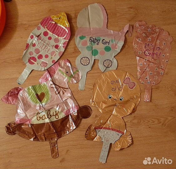 Воздушные шары на выписку девочки