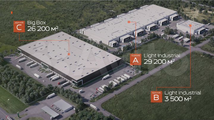 Аренда склада, 3456 м²