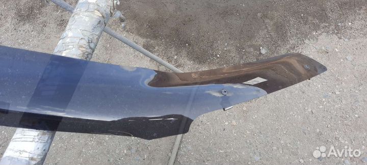 Дефлектор (мухобойка) кап. Hyundai Santa Fe 3/2014