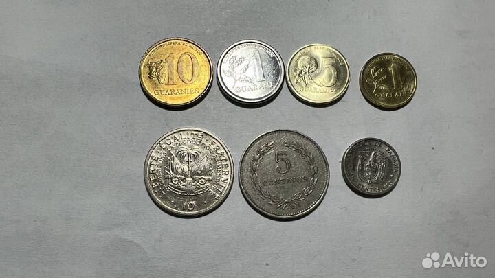 Монеты Южная Америка и Латинская Америка старые