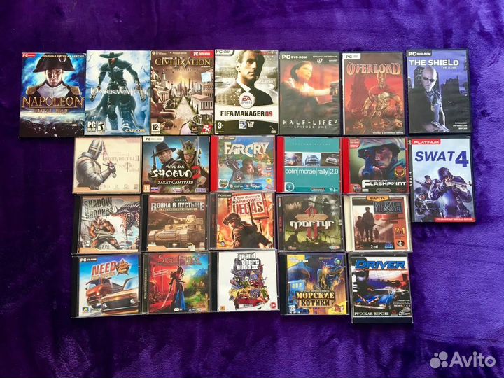 Компьютерные игры диски для пк