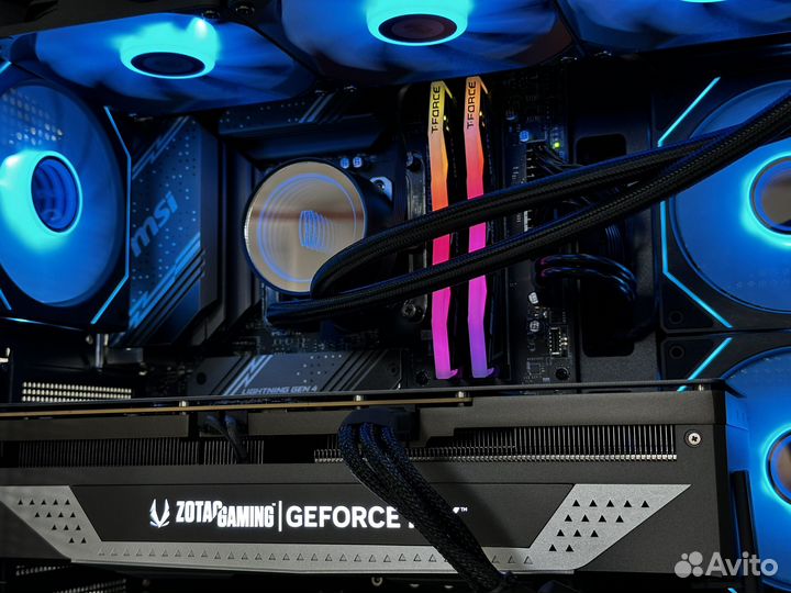 Игровой пк новый мощный на I5-14600KF RTX 4070Ti