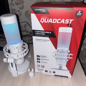 Микрофон HyperX QuadCast S белый