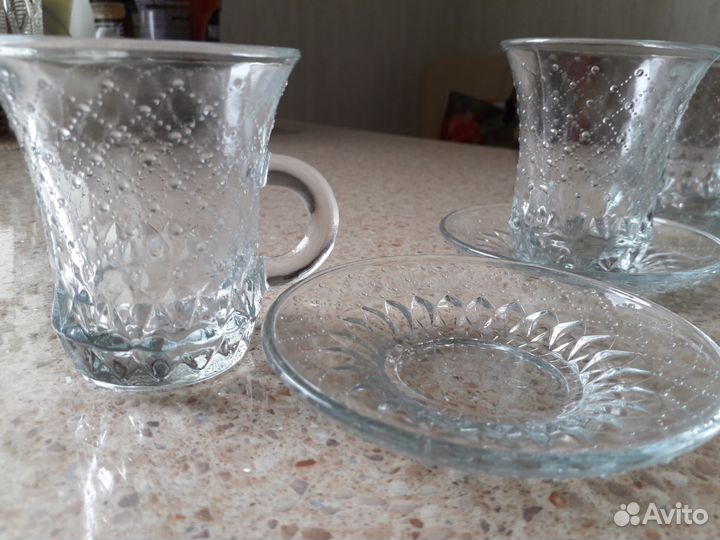 Кофейный сервиз на 6 персон с кофейными ложками