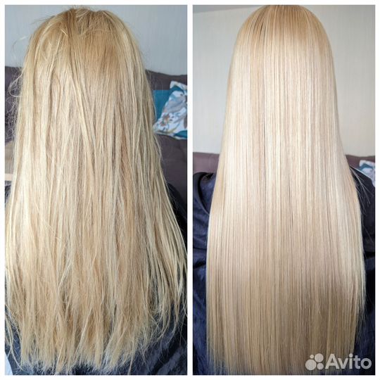 Модель на кератиновое выпрямление