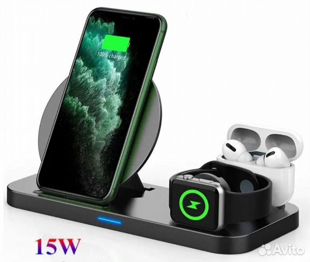 Беспроводная зарядка 3 в 1 для apple