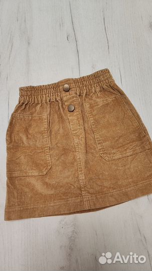 Детская телогрейка/ фуфайка и юбочка из вельвета