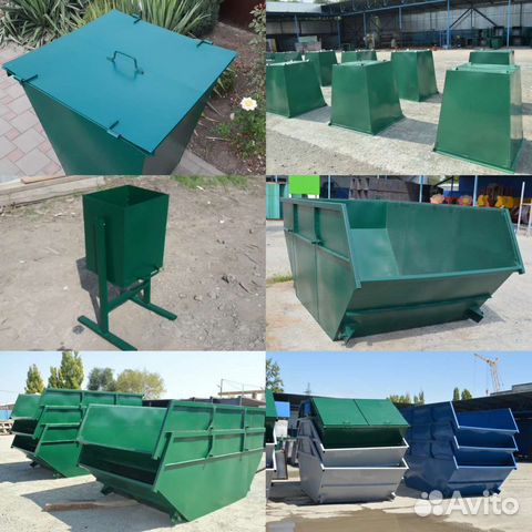 Мусорные контейнеры баки бункеры для тбо