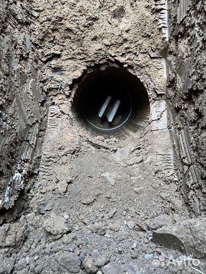 Проколы под дорогой гнб. Канализация. Водопровод