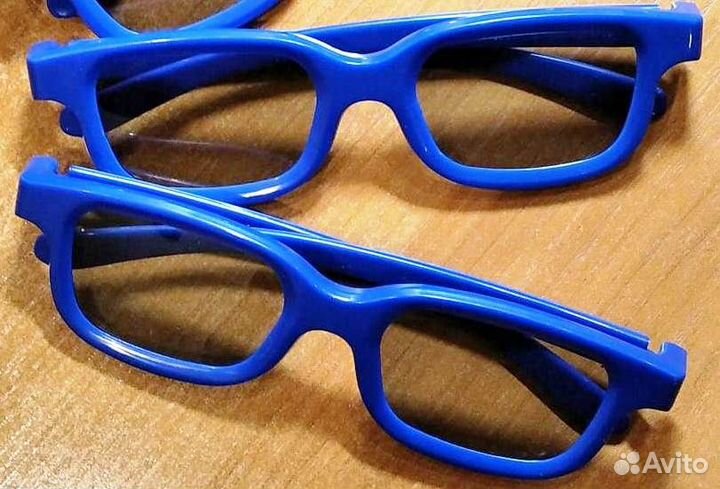 Очки 3D стерео для кино, Китай, всего 2 шт