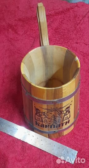 Кружка деревянная сувенирная