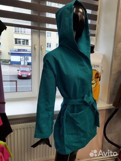 Халат женский вафельный