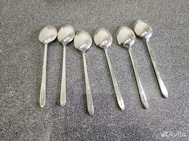 Чайные ложки мельхиор СССР