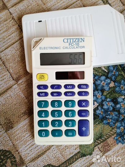 Калькулятор citizen на солнечных батареях