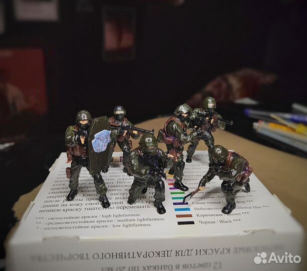 Отряд Вымпел спецназ фигурки солдатики модель