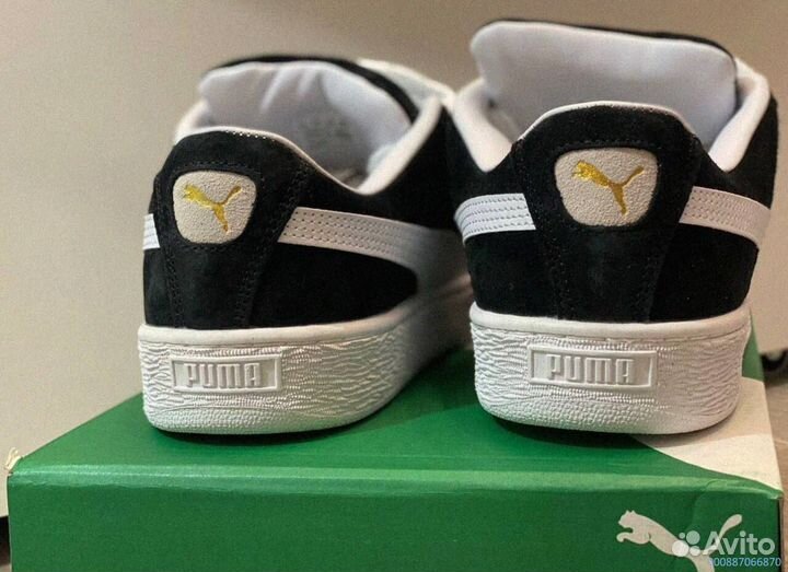 Кроссовки мужские Puma Suede XL “Black White “