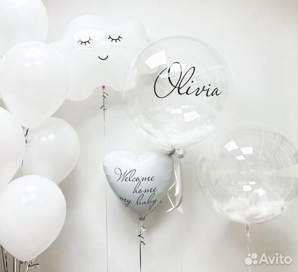 Воздушные шары на выписку
