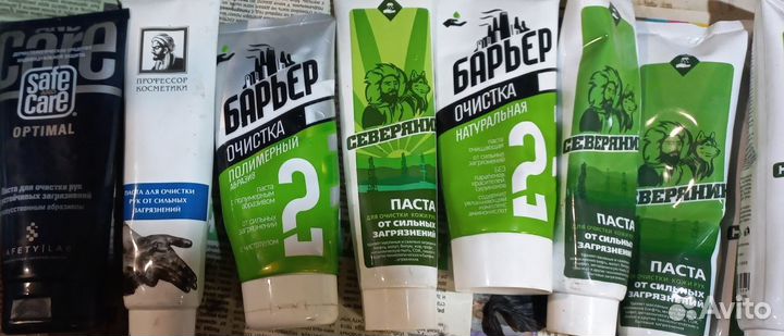 Очищающая паста для рук, крем для защиты рук