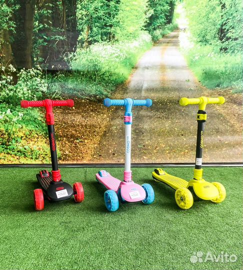 Самокат 3-колесный cosmoride Pimple