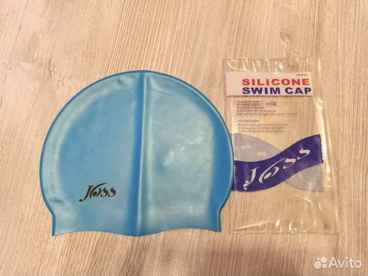 Шапочка для плавания бассейна силиконовая joss