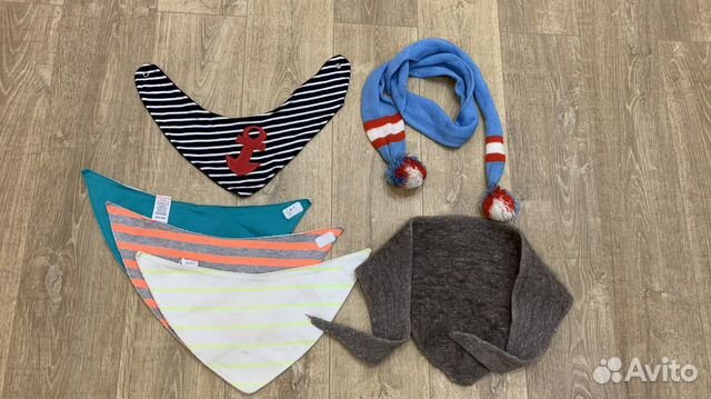 Детские шарфы шарфики-слюнявчики