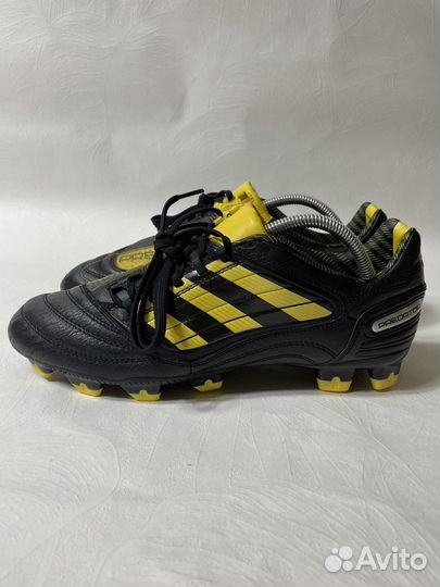 Бутсы Adidas Predator X FG (Black/Sun)