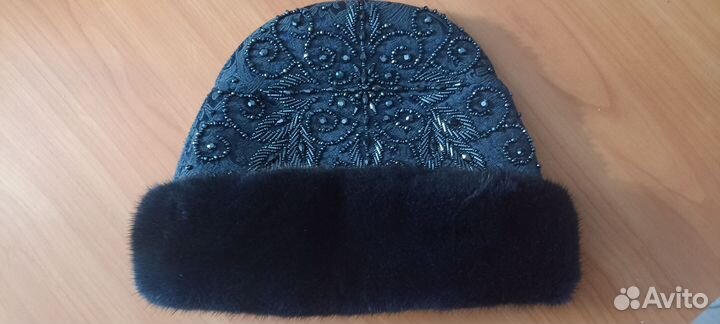 Шапка норковая женская бу