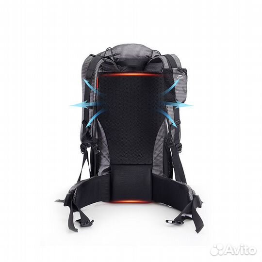 Рюкзак Naturehike NH19BP095 Rock 65L Dyneema black