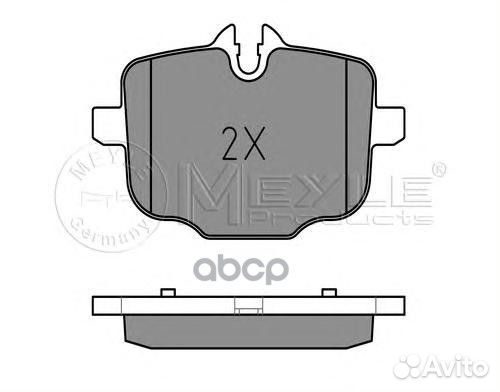 Тормозные колодки дисковые BMW 5(F10/G30) /6(F12