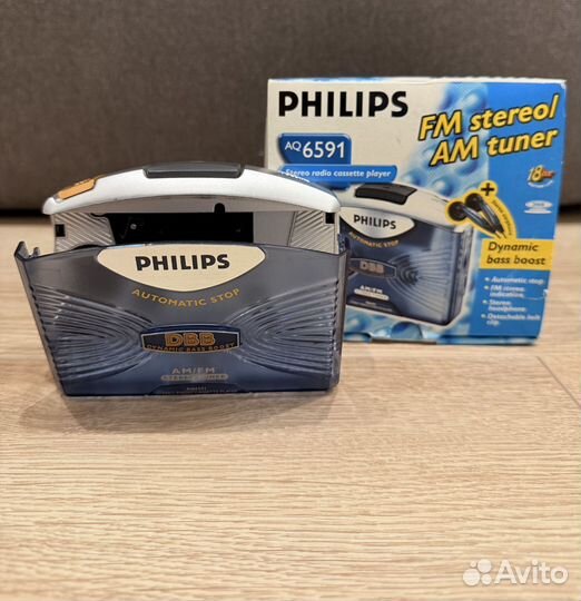 Кассетный плеер philips