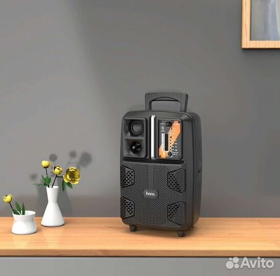 Блютуз колонка с FM - радио и микрофон