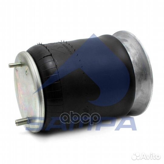 Пневмоподушка со стак. h395 стакан алюмин. 1шп