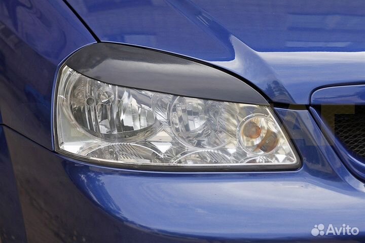 Накладки на фары реснички chevrolet lacetti седан