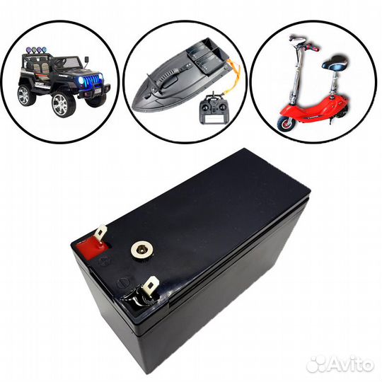 Аккумулятор кораблика для прикорма li-ion 12v