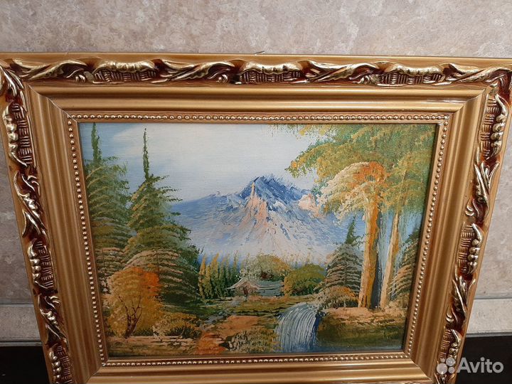 Картина маслом на холсте пейзаж