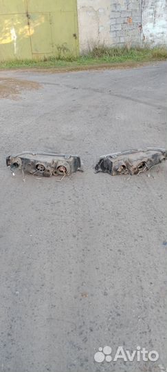 Передним фары ангельские глазки ваз 2110