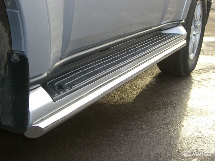 Пороги Мицубиси Pajero 4 2006-2011 г. в