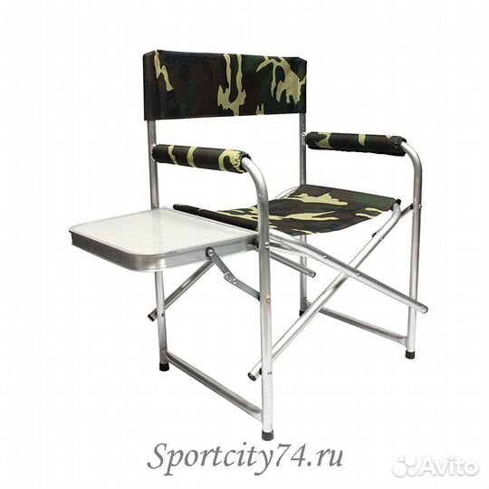 Кресло складное Следопыт со столиком алюминий