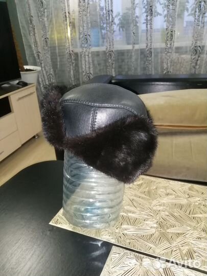 Норковая шапка мужская