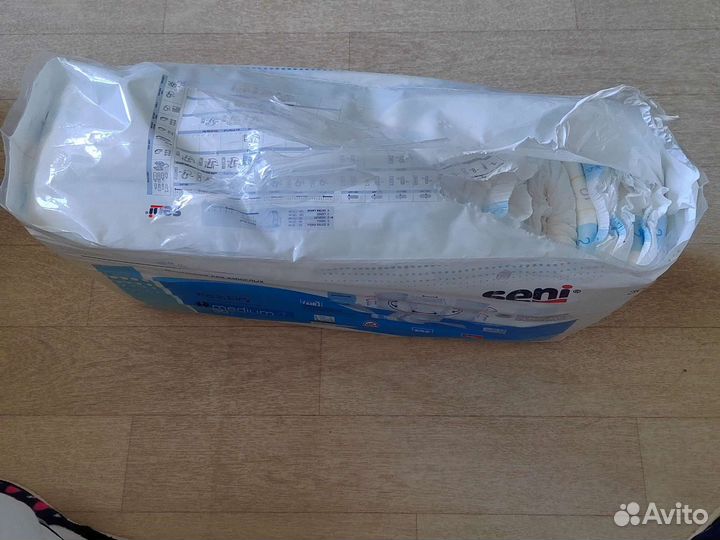 Памперсы для взрослых 2размер 75-110 cм 30 штук