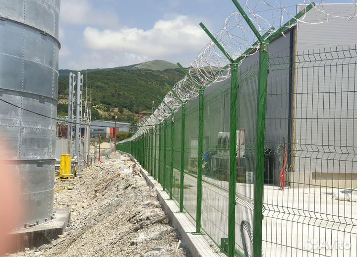 Забор из 3д сетки