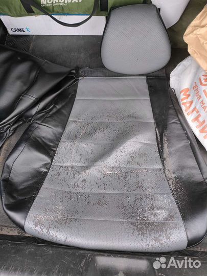 Чехлы на передние сиденья Solaris 2012г