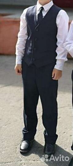 Брюки, жилетка, галстук, 7-9 лет