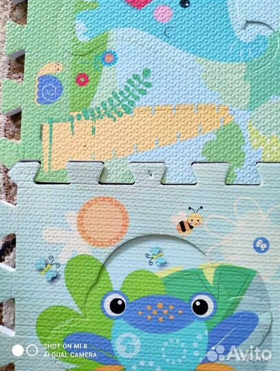 Развивающий коврик fisher price пазл бу