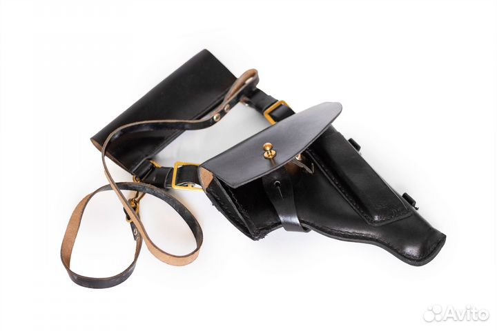 Кобура от пм вмф кожа с подвесом с хранения