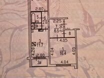 Комната 16,4 м² в 2-к., 13/14 эт.