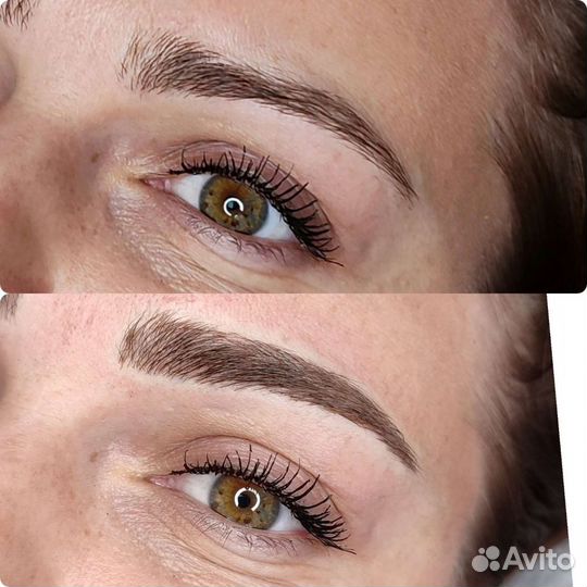 Микроблейдинг бровей, перманент, волосковая техник